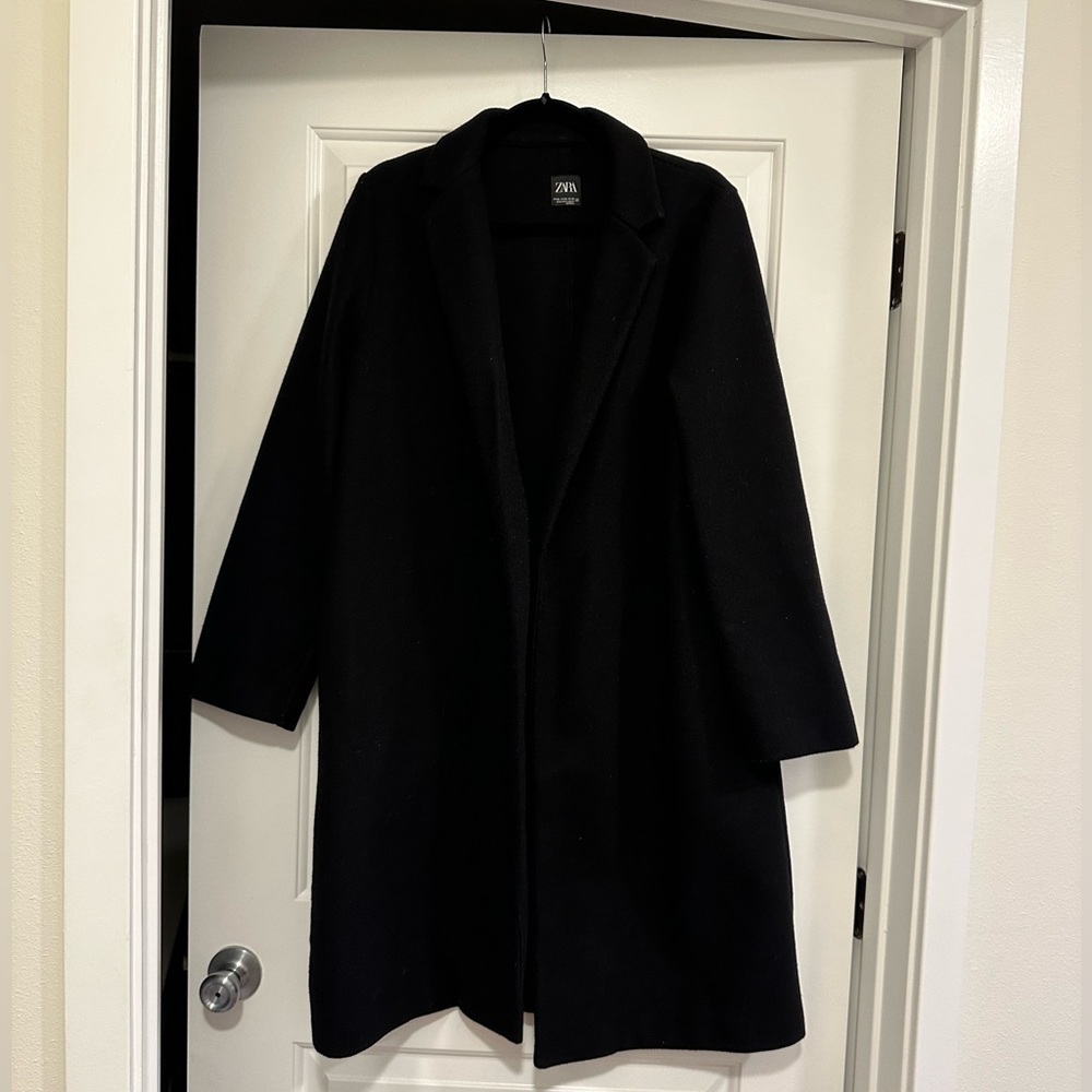 Zara Felt Texture Coat